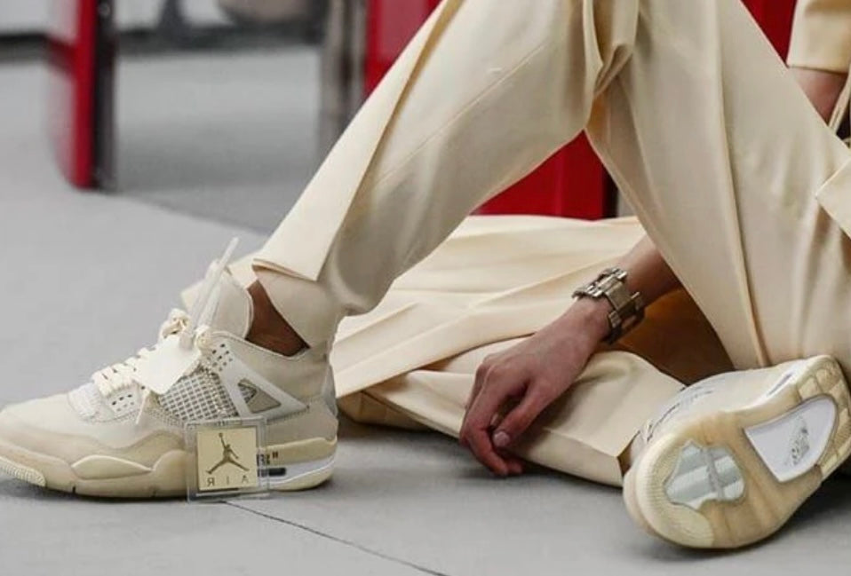 Air Jordan 4 Retro X Off-White “Sail”