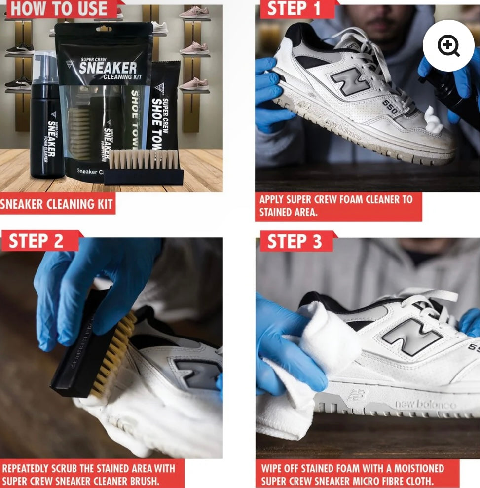 Super Crew Sneaker Cleaning Set