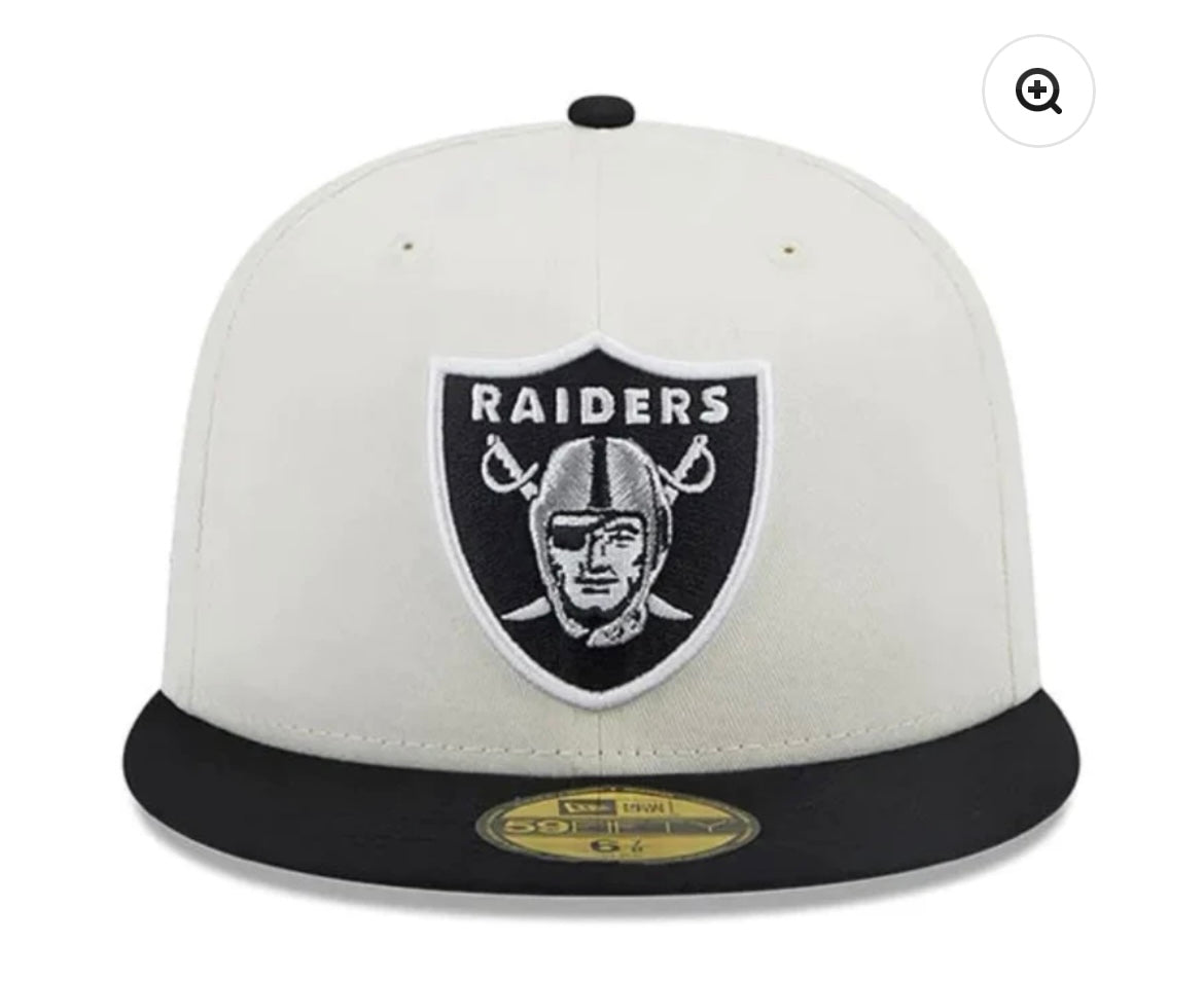 Las Vegas Raider 59Fifty Championship White/Black Cap