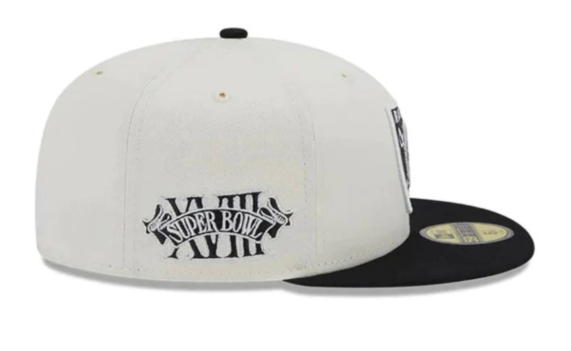Las Vegas Raider 59Fifty Championship White/Black Cap