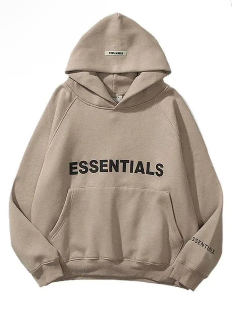 Fear Of God Essentials 3D Silicon Appliqué Pullover Hoodie