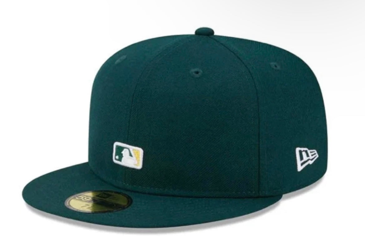 Oakland Athletics 59Fifty MLB Reverse Logo Green Cap